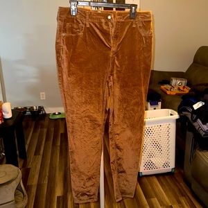 Old navy rockstar super skinny high rise corduroy pants